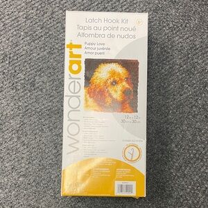 Wonder Art Latch Hook Kit Labrador Dog Puppy NEW